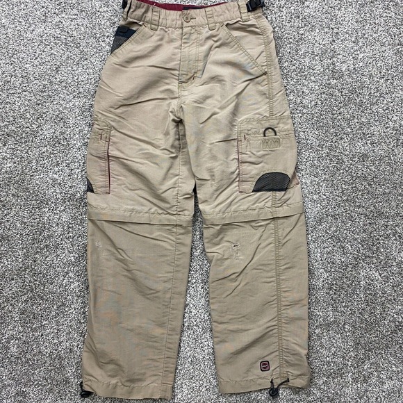 Lee Other - Vintage Lee Pipes pants Youth 12R‎ Tan Cargo High Performance Convertible